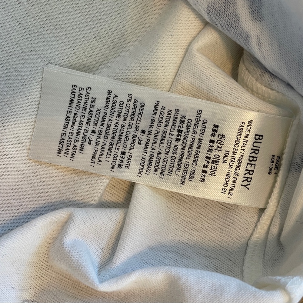 Burberry men’s oversized EKD Cotton T-shirt S - Picture 4 of 5